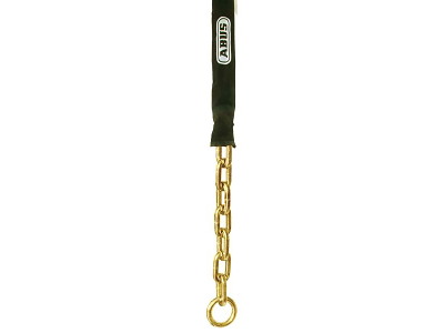 ABUS kæde 9ks med loop sort 250cm