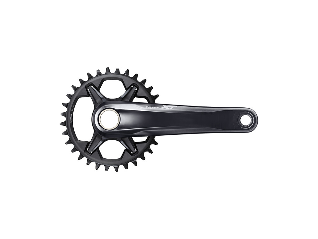 Shimano XT - Kranksæt M8100 - 1x12 gear uden klinge - 165 mm Pedalarme