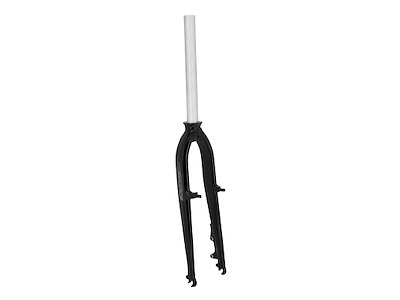FORCE forgaffel MTB 24" aluminium 1 1/8" AHEAD 260 mm lang til disc og V-bremse - Sort
