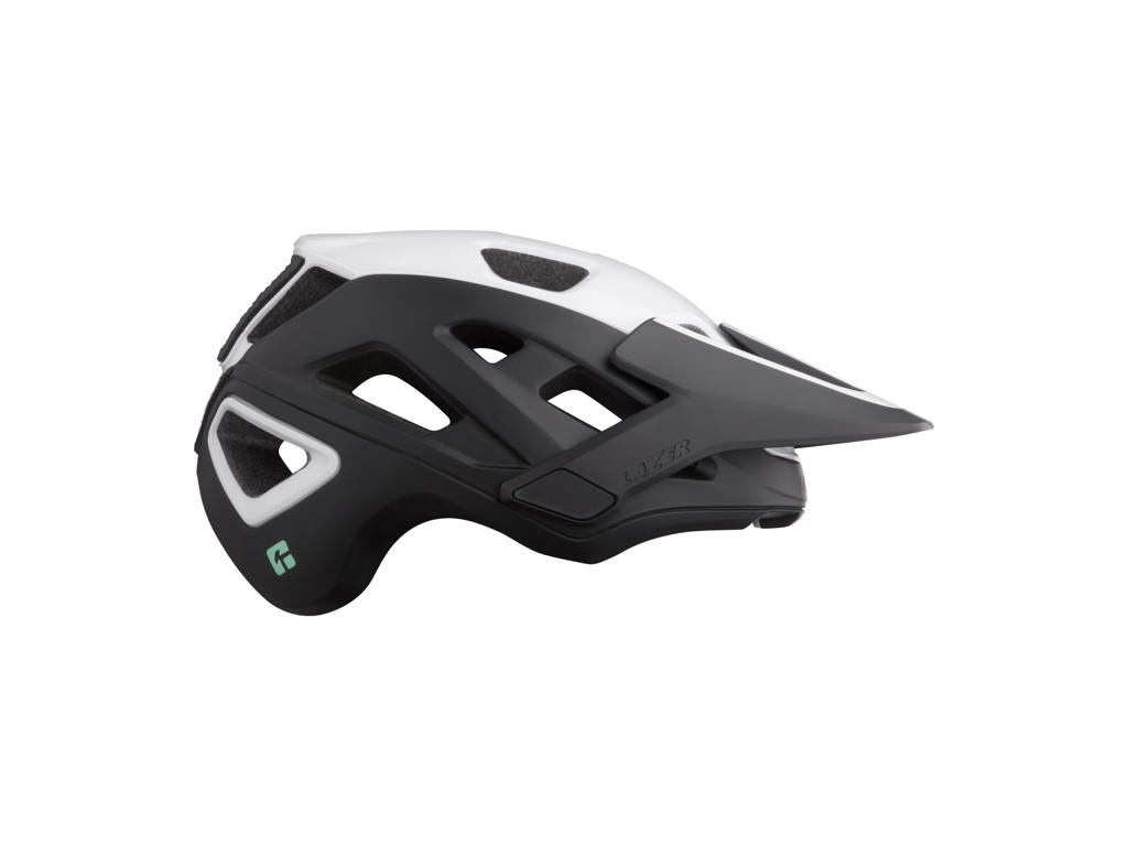 Lazer Jackal KinetiCore - Cykelhjelm MTB - Str. 52-56 cm - Mat hvid sort