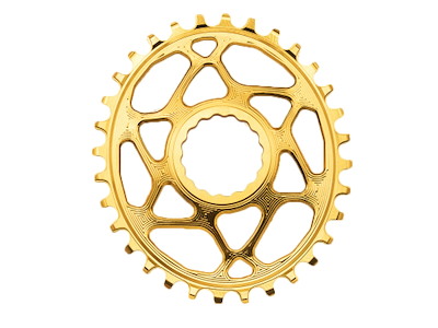 Absolut Black RaceFace Oval Klinge Guld 34T
