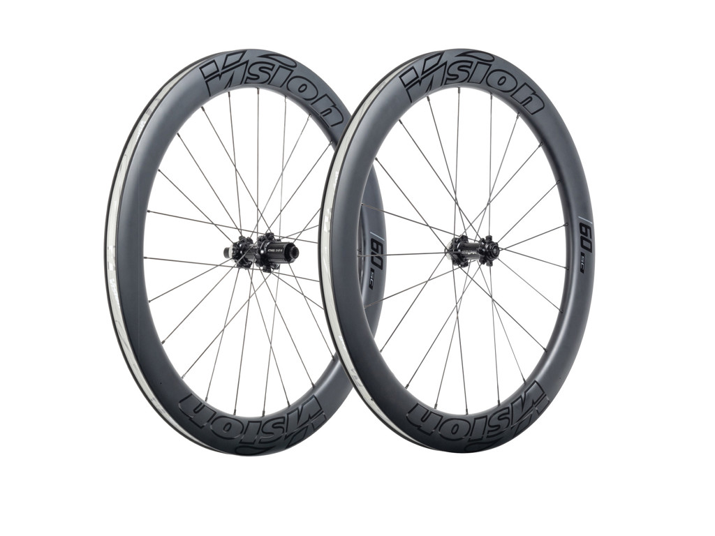 Vision SC60 - Hjulsæt 700c Road -Til skivebremser med centerlock - Shimano 10-12 gear - Black