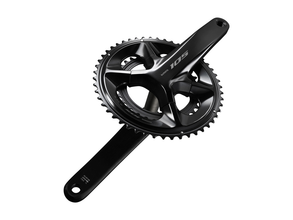 Shimano 105 Di2 kranksæt - FC-R7100 Dobbelt 50/34 tands 165mm pedalarme