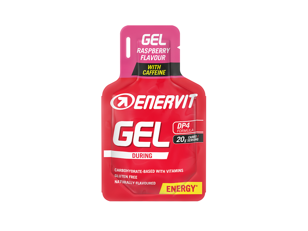 Enervit Sport Gel - Hindbær - Med Koffien - 25 ml