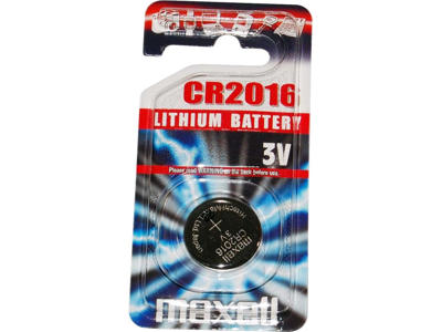 Maxell - Batteri - CR2016 Lithium 3v - 1 stk