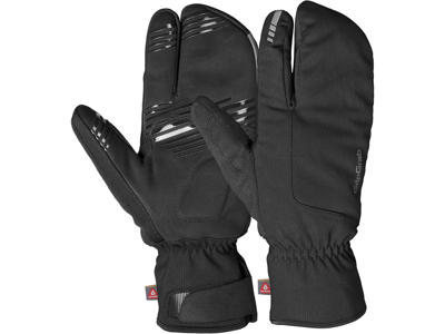GripGrab Nordic 2 - Vindtætte vinter cykelhandsker - Sort