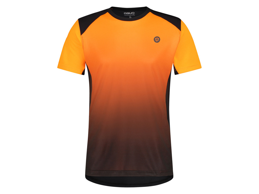AGU - Cykeltrøje med korte ærmer - Loose fit - MTB - Neon Orange
