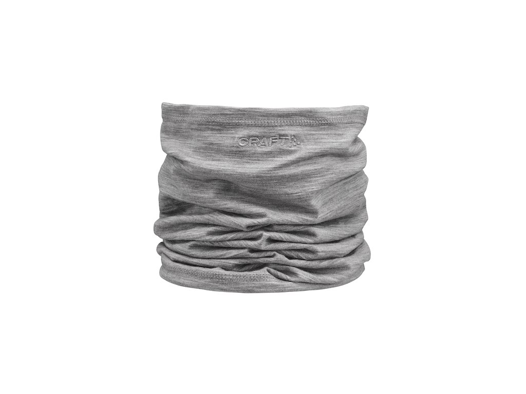 Craft Essence Wool Necktube - Grey Melange - Onesize