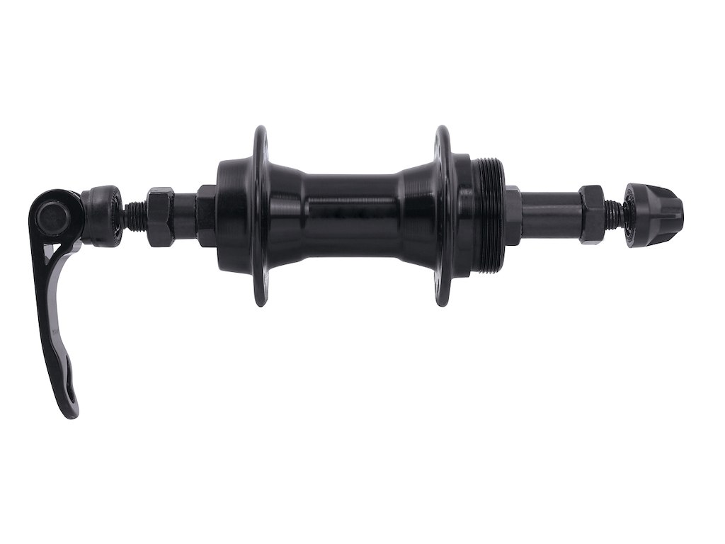 FORCE bagnav til skruekrans - forseglede lejer Quick release og 36 eger huller - Sort