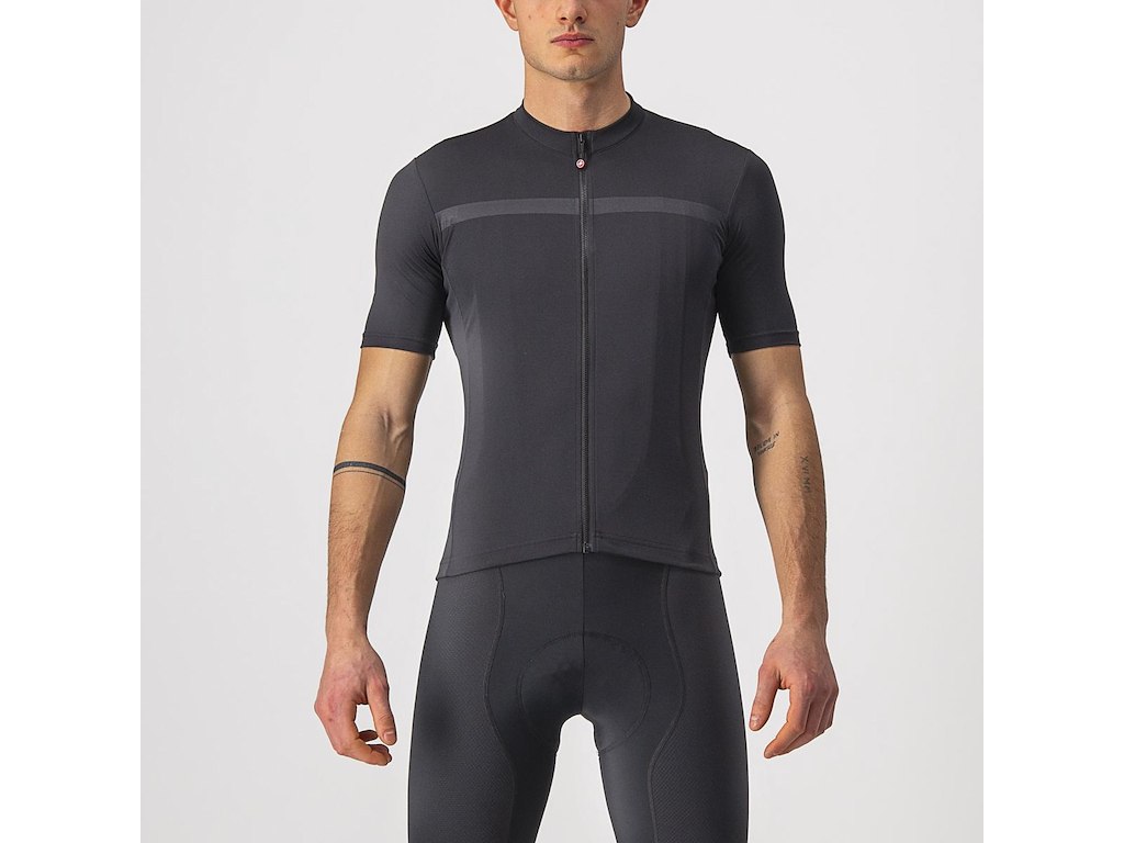 Castelli Classica Jersey . Korte ærmer - Herre - Sort - Str. S