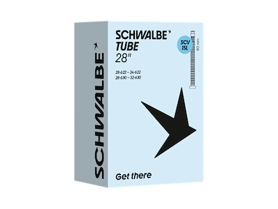 Schwalbe slange 700c/28" (28/34-622/630) med 80mm lang SCV Clik ventil SCV15L