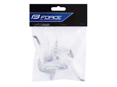 FORCE bresmegreb til V-bremser aluminium sort