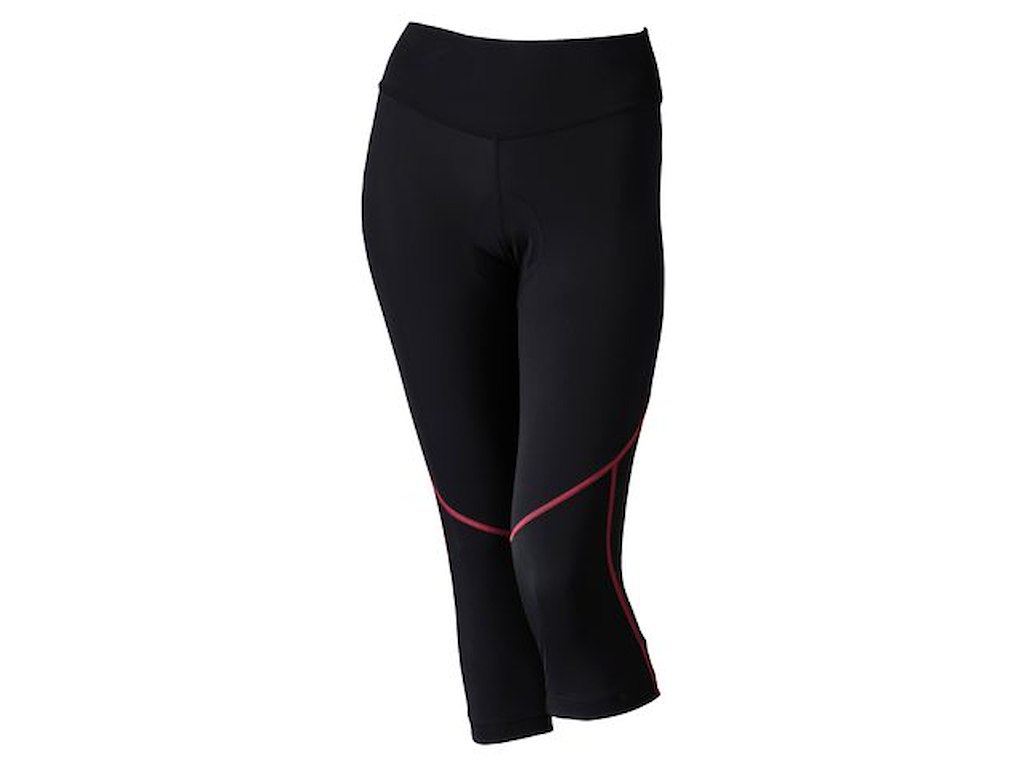 AGU Grid 3/4 Cykelshorts sort/coral Str. XS