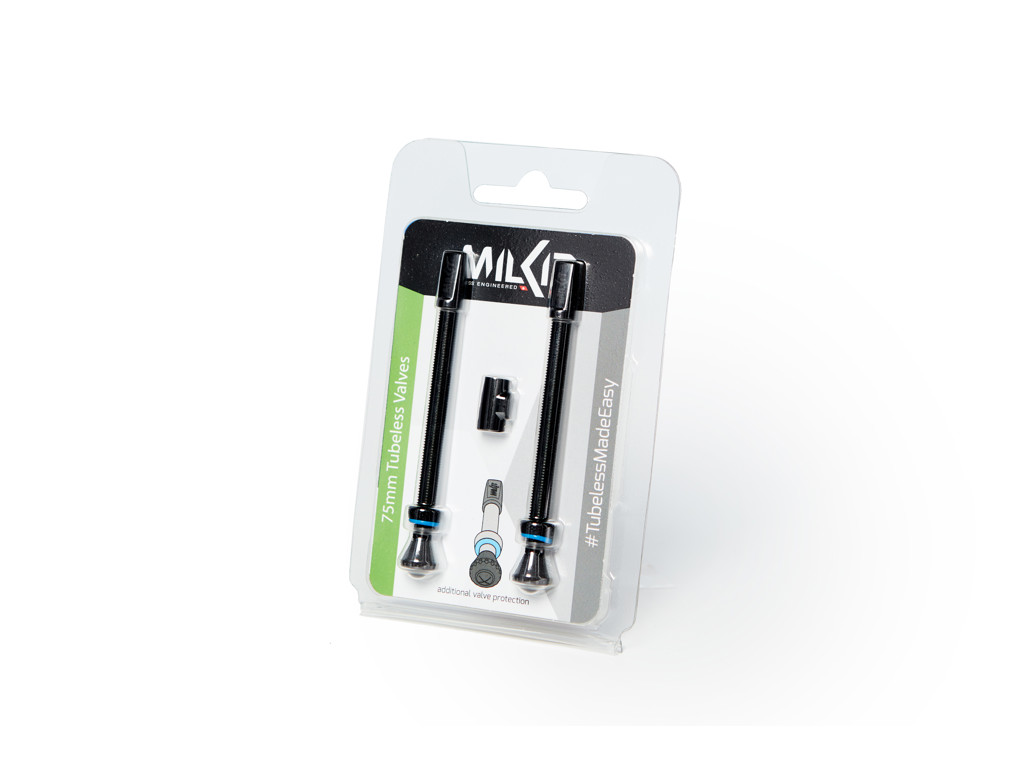 Milkit - Valve Pack - 2x 75 mm tubeless ventiler