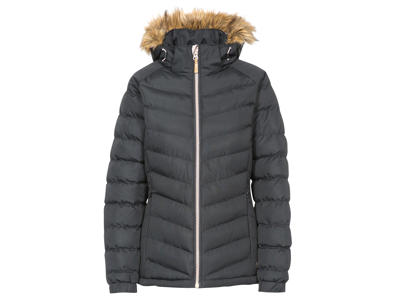 Trespass Nadina - Fiberjakke med hætte dame - Sort 