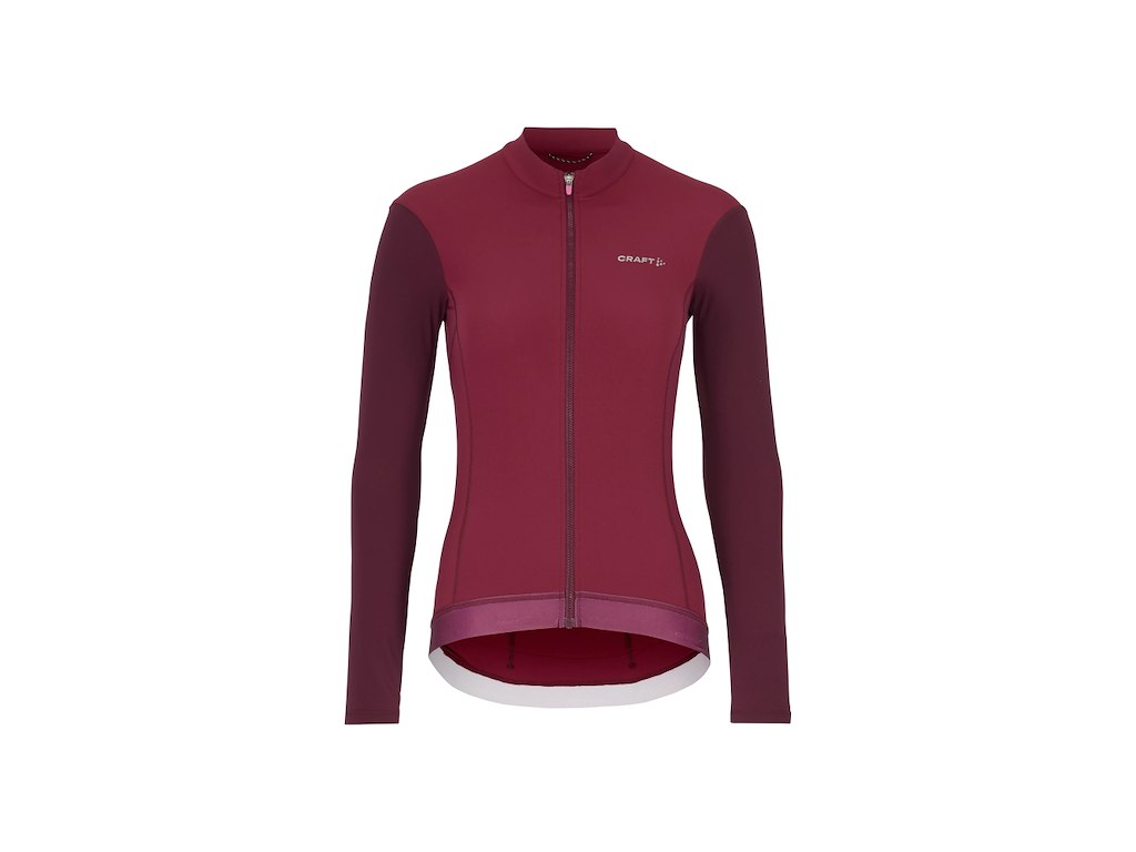 Craft Endur Training Cykeltrøje med lange ærmer - Dame - Berries/Purple - Str. 2XL