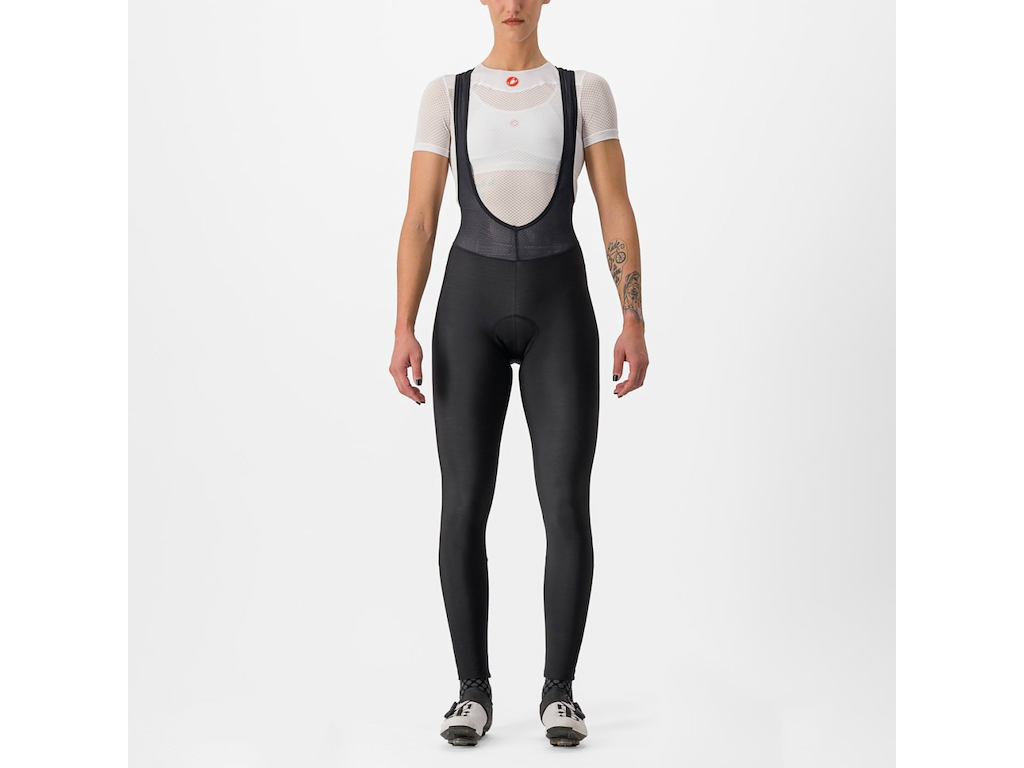 Castelli Entrata bibtights sort dame