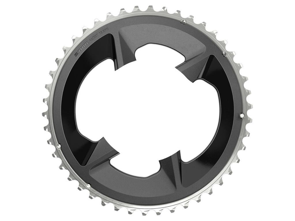 Sram Rival AXS - Klinge 46 tands rund - 2 x 12 gear - 4 huls ø107mm - Sort