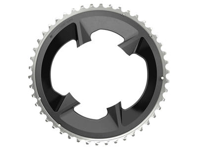 Sram Rival AXS - Klinge 46 tands rund - 2 x 12 gear - 4 huls ø107mm - Sort