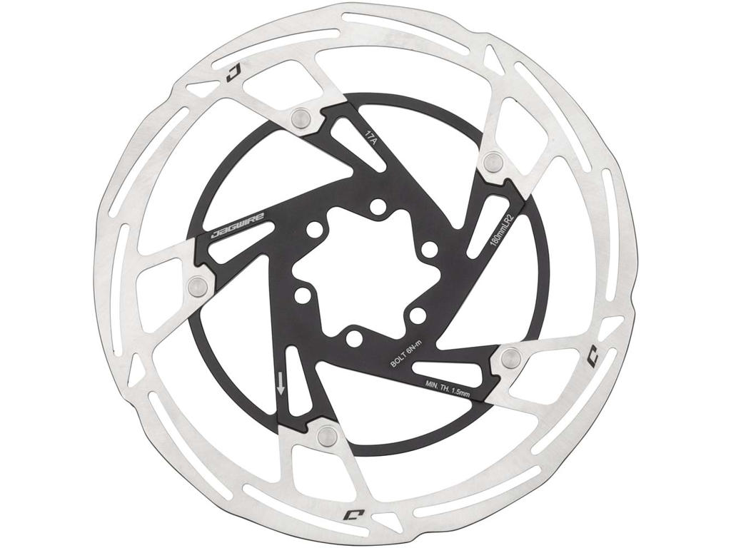 Jagwire Pro LR2 Rotor Bremseskive - 160 mm til 6 bolt montering - Aluminium