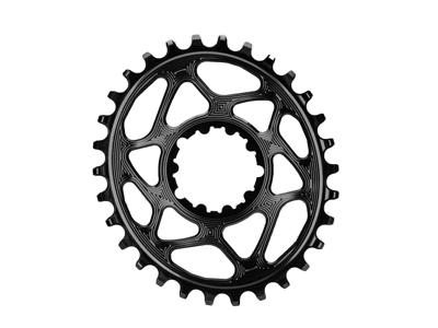 absoluteBLACK Oval klinge - Sram - Direct mount - Boost - Offset 3 mm - 30 tænder - Sort