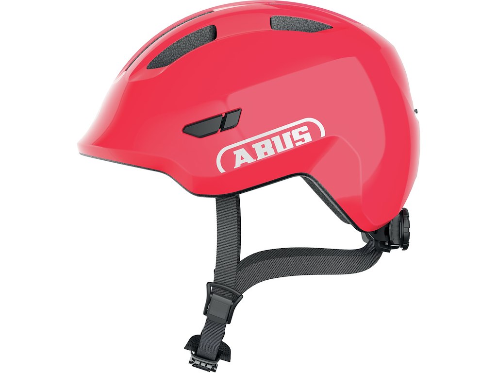 Abus Smiley 3.0 Cykelhjelm til Børn Shiny Red (Hjelmstørrelse: 45-50 cm)