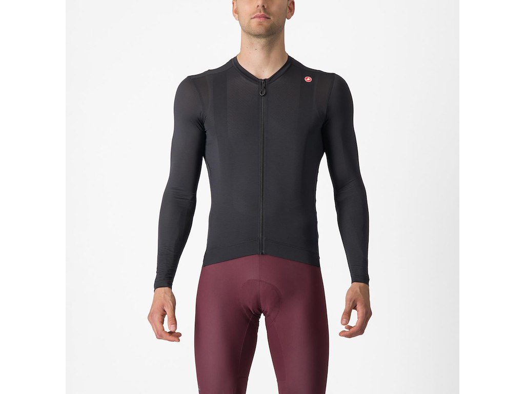 Castelli Espresso Jersey - Lange ærmer - Herre - Sort - Str. 2XL Castelli Espresso Jersey - Lange ærmer - Herre - Sort - Str. 2XL