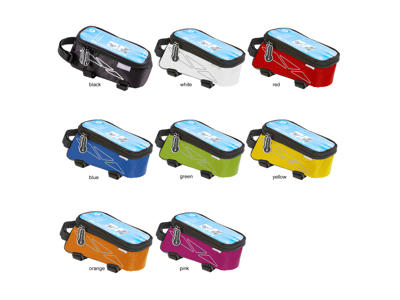 M-Wave Rotterdam Top L - Cykeltaske til stel - Velcro montering - Grøn - Str. 1.2 liter