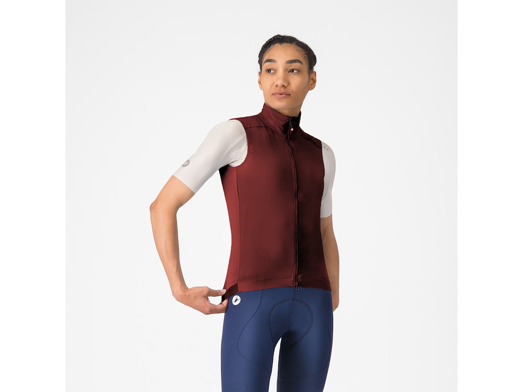 Castelli Espresso 2 Womens Vest - Dame - Garnet - Str. L