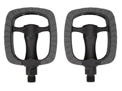 VP pedaler til City Bike - sort med gummi og reflekser