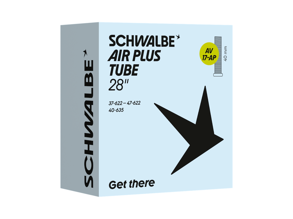 Schwalbe Air Plus slange 28" (37/47-622/635) med 40mm lang Autoventil AV17-AP