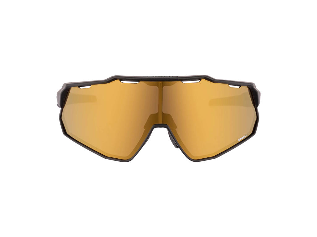 OÂ´NEILL 9040 Cykelbrille - Hydrofobisk Guld Mirror Linse - Mat Sort