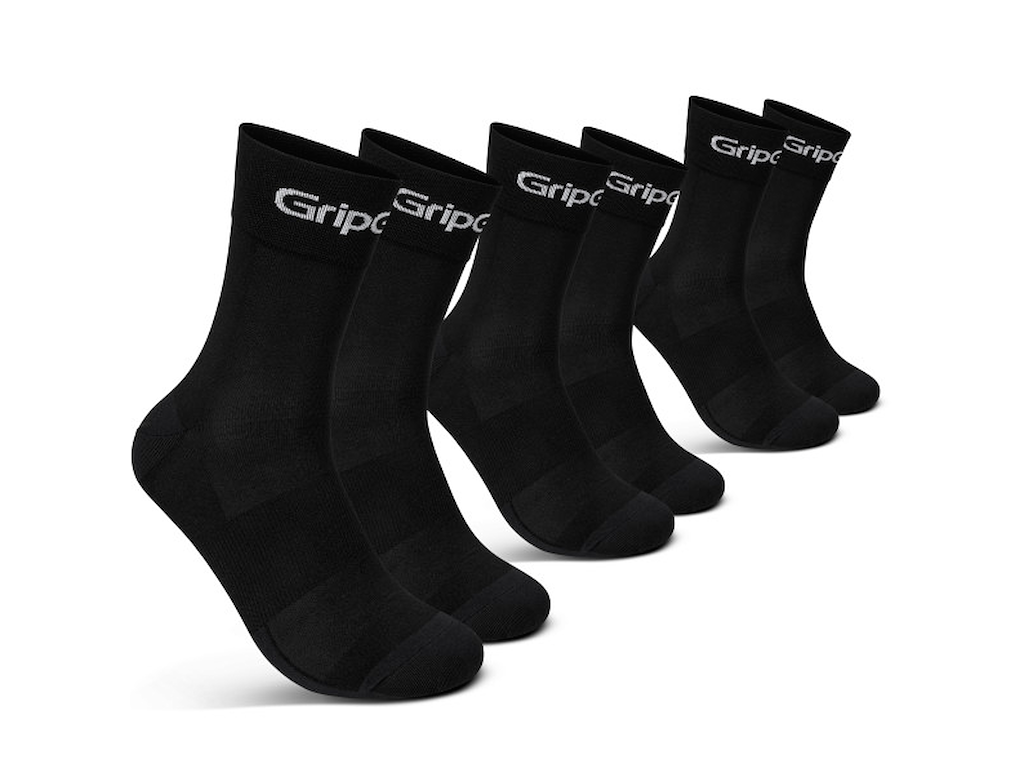 GripGrab RIDE Regular Cut Socks 3-Pak - Cykelstrømper 