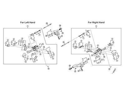 Shimano XTR greb til udløserenhed højre model ST-M960