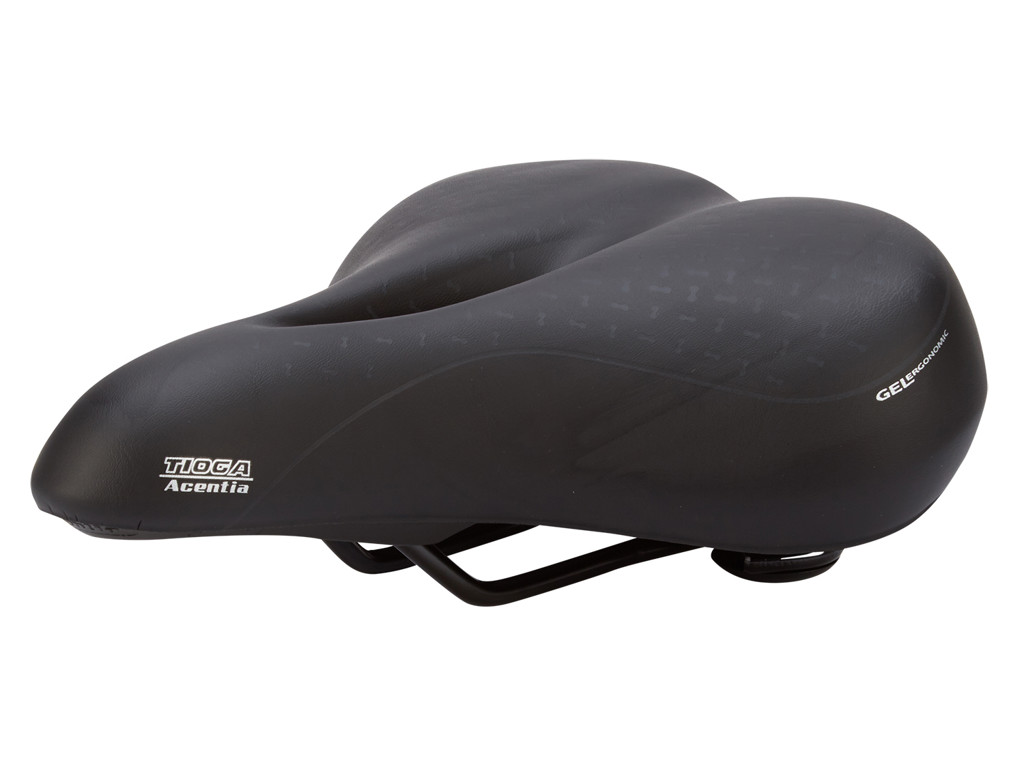 Sadel Tioga model Pax Aura Sort med gel