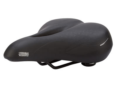 Sadel Tioga model Pax Aura Sort med gel