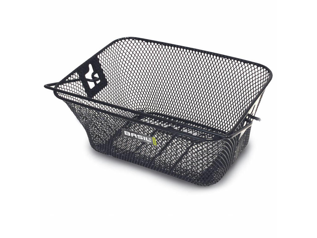 Basil - Tigre - Cykelkurv til bagagebærer - 22x30x12 cm - Sort