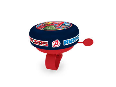 Seven - Avengers - Ringeklokke til børnecykel - Blå/rød -  Str. Ø55mm