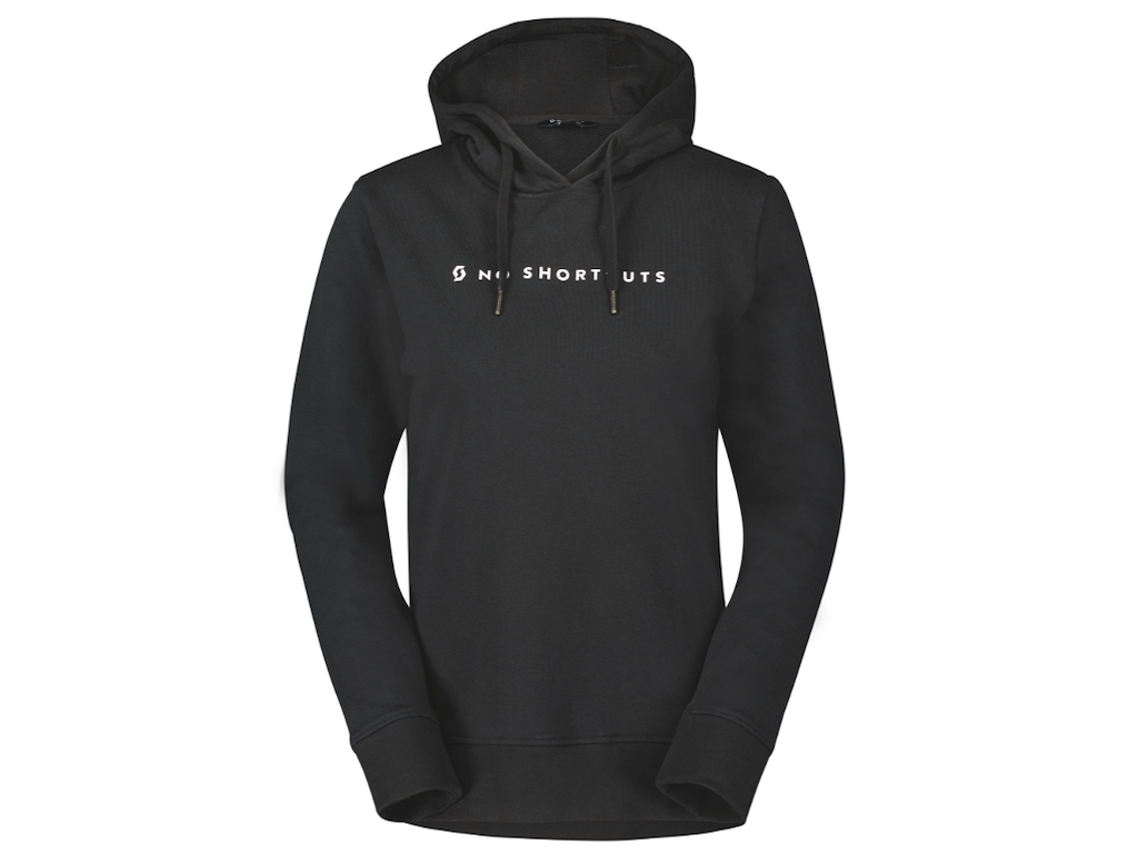 SCOTT No Shortcuts Hoody til Kvinder, Sort (Størrelse: XL) SCOTT No Shortcuts Hoody til Kvinder, Sort (Størrelse: XL)