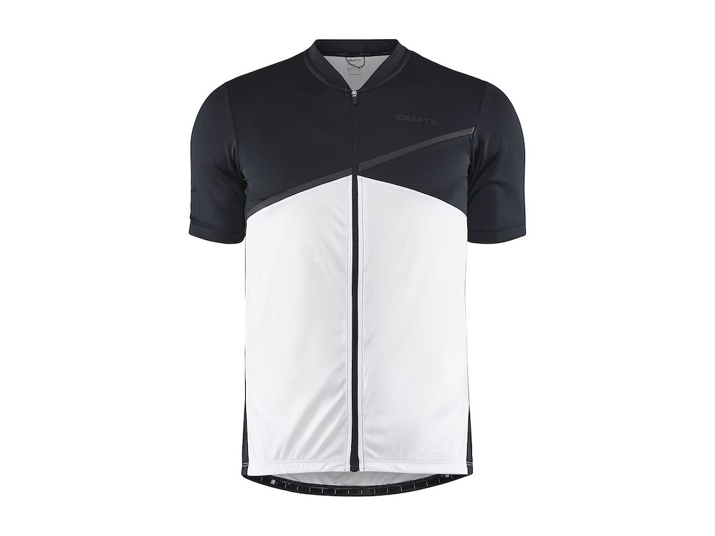 Craft Endur Logo Jersey - Korte ærmer - Herre - Sort/Hvid - Str. S