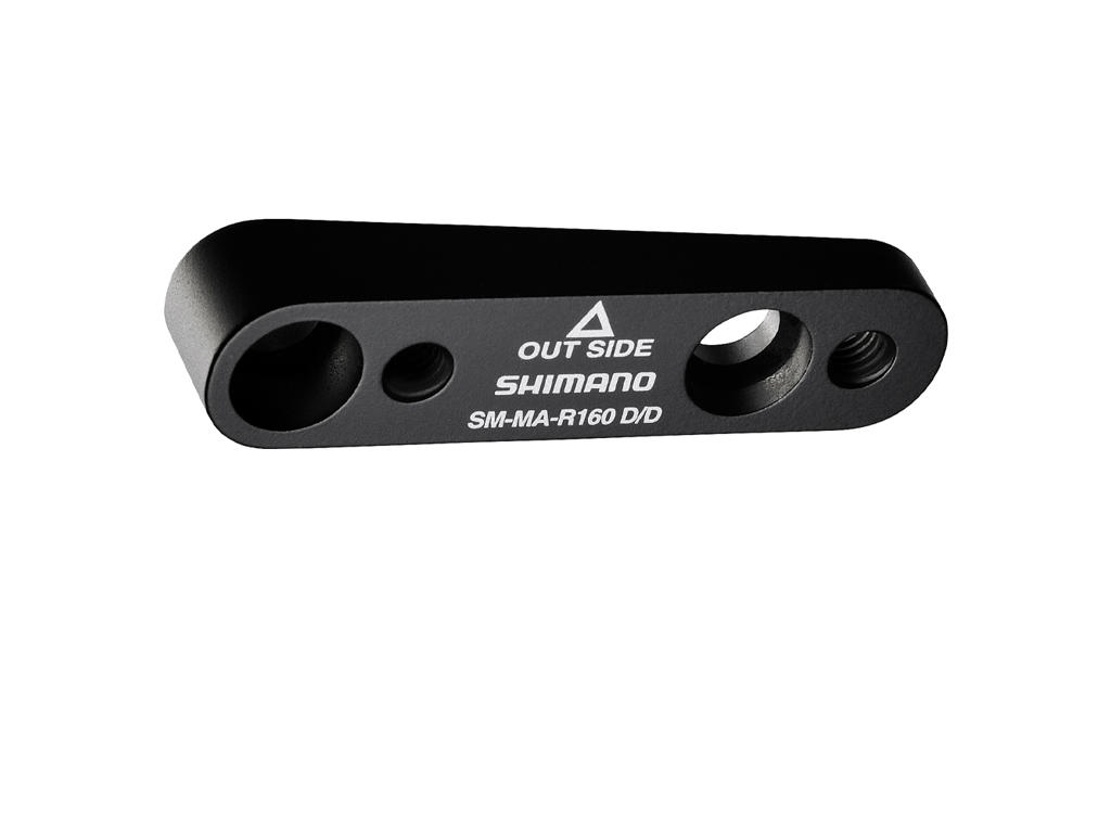 Shimano Adapter til bagbremsekaliber - 160mm rotor - Flat mount