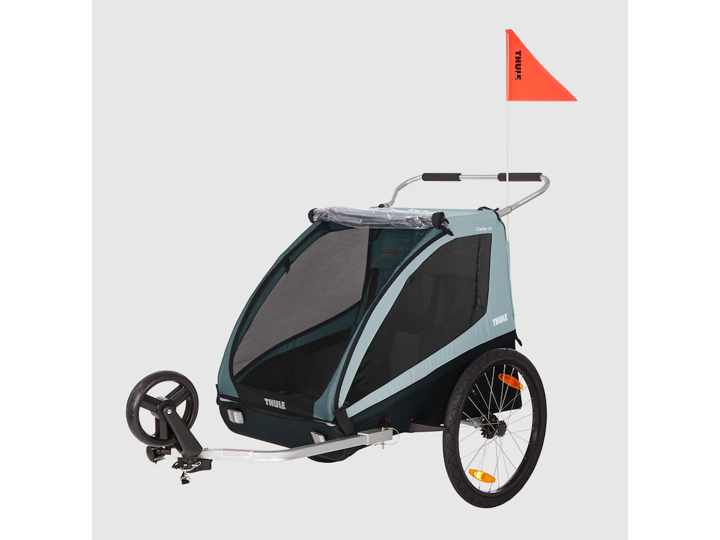 Thule Coaster XT - Cykeltrailer til 2 børn - Blød Blå