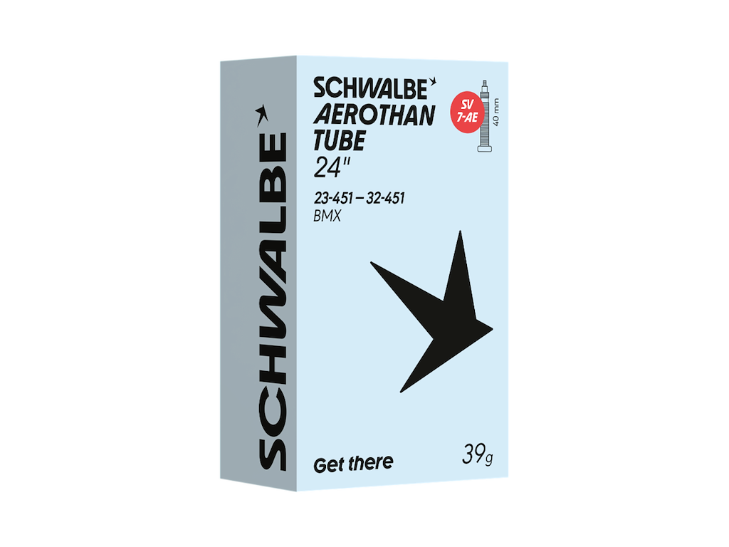 Schwalbe Aerothan slange 20" (20/32-451/590) med SV ventil - SV7-AE