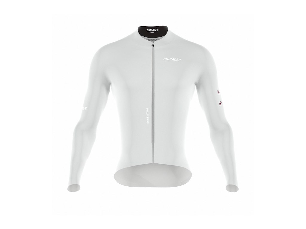 Bioracer Epic LS Jersey - Cykeltrøje - Lange Ærmer - Herre - Cool Grey - XS