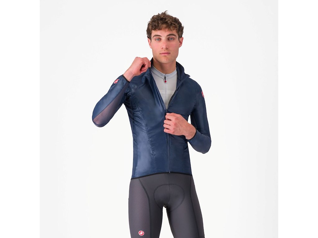 Castelli Aria Shell Jacket - Cykeljakke - Herre - Belgian Blue - L