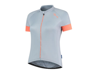 Rogelli Modesta - Cykelbluse - Dame - Korte ærmer - Comfort Fit - Grå - Str. 2XL