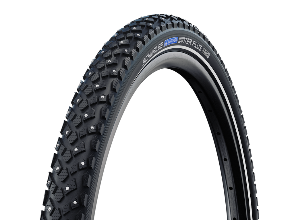 Schwalne Marathon Winter Plus pigdæk - tråddæk - 26x2,15 (55-559) - med 188 pigge