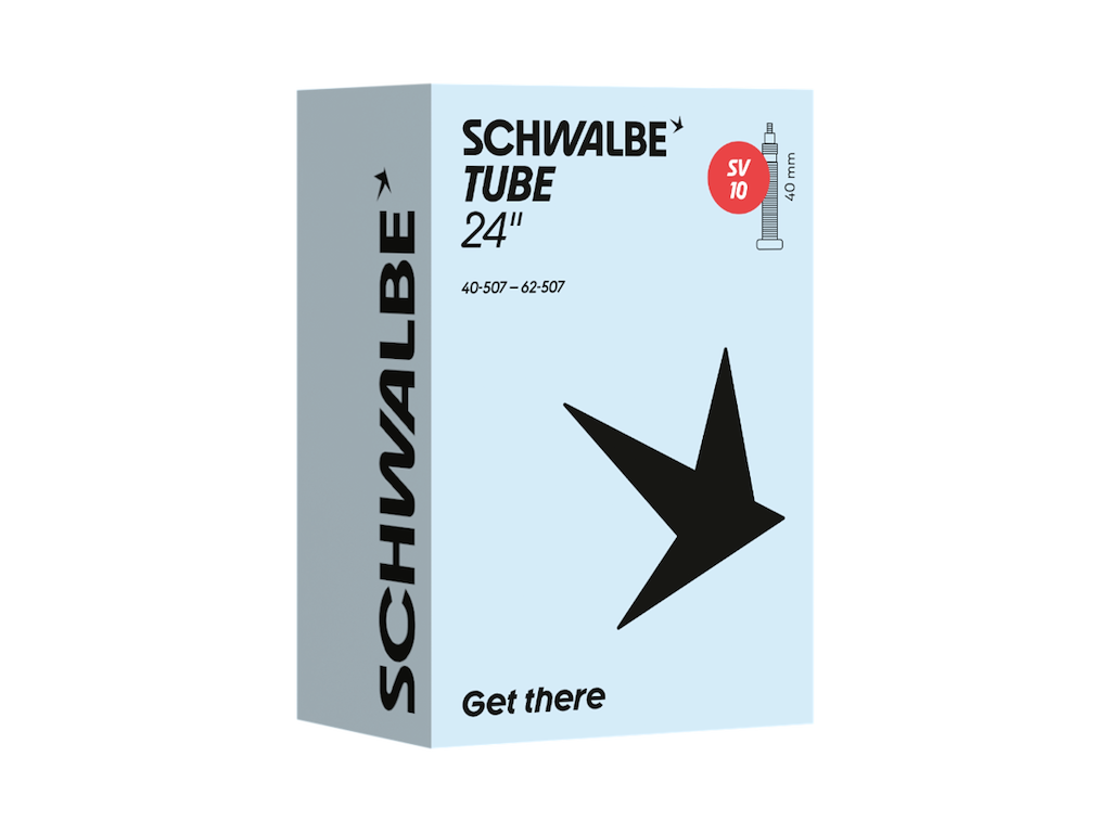 Schwalbe slange 24" (40/62-507) med 40mm lang racerventil SV10