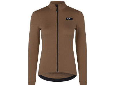 GripGrab EXPLR Merinotech Thermal Cykeltrøje med lange ærmer - Dame - Brun