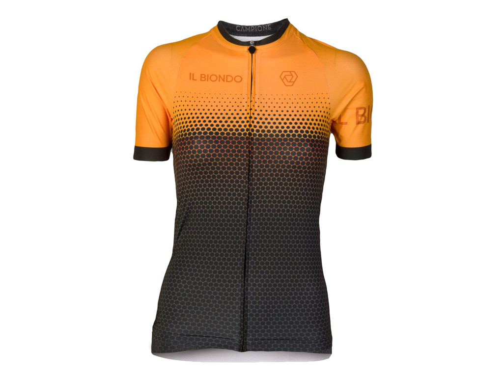 Il Biondo Road Warrior -  Cykeltrøje -  Strike 2.0 Touring - Dame - HiVis Orange - S